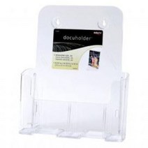 A4 1단 꽂이 [4577] / 아크릴 리플렛 거치대 / 전시회 전단지 박람회 카다로그 매장 팜플렛 회사 브로셔 케이스 / 홍보물 인쇄물 서류 POP 진열대