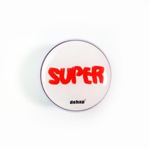 dehap 디자인 휴대폰 데이지 스마일 그립톡 스마트톡 캡슐톡, 블랙바디, 슈퍼