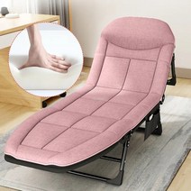 접이식 간이침대 손님용 간이 사무실침대 경량 침대 소형, 200cm 라이트 그레이