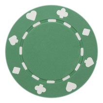 Brybelly 수딧 포커 칩(50피스), 11.5gm, Green, Green