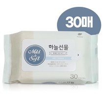 하늘선물 물티슈 30매 휴대형, 1개