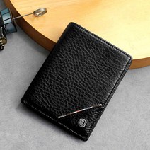 중년남성소가죽지갑 할아버지중지갑 체크라인사선