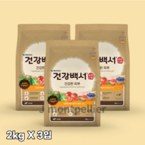 건강백서 전연령 생선 건강한 피부 애견사료, 0   healthy skin(건강한 피부), 6kg, 10개
