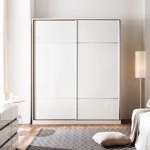 에넥스 트윈 화이트그로시 슬라이딩 싱글장(1500), 화이트