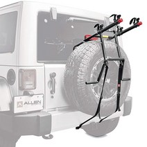 Allen Sports 디럭스 2 바이크 스페어 타이어 장착형 캐리어 모델 (322DN), Tire Rack