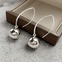 은귀걸이 925 실버 순은 진주 원터치 구슬 링귀걸이 생일 화이트데이 커플 졸업 귀걸이 선물 여친 우정 여자친구 대행사