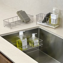 에브리윅 수세미 거치대 걸이 스텐, 수세미 트레이 대형(부착), 1개