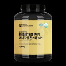 에너자임몬스터WPI1000g 유청단백질보충제 초코맛, 1, 본상품선택