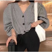 김비서블라우스 여름 블라우스 왕리본 곱창 봄 벌룬 4 5 월 결혼식 하객룩