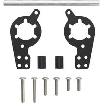 HOBOHY 알루미늄 합금 후면 댐퍼 플레이트 세트 Tamiya RC 자동차 그래스호퍼 2 / Grsshopper/Hornet 섀, 한개옵션0