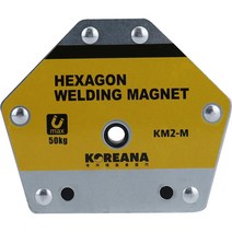 용접자석 코리아나 Koreana 자석 어스클램프 화살표 육각 오각 집게 마그네틱 납땜, M, KM2(육각)