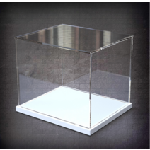 아크릴 투명 디스플레이 상자 피규어 케이스 장식장, 길이 및 너비 20x50 cm(내부 크기)