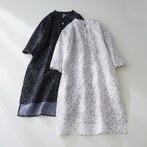 도니와 여성 차이나카라 꽃무늬블라우스 롱블라우스 데일리룩 여름블라우스 플라워블라우스 여름원피스 데이트룩 리조트룩 직장인블라우스 출근패션 오피스룩 엄마블라우스 예쁜블라우스 꽃무늬원피