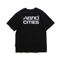남자 여자 쿨 면 봄 반팔티 티셔츠 앱놀머씽 SESSION23 T-SHIRT (BLACK)