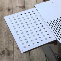 야외 igt 테이블 유닛 액세서리 캠핑 장비 igt blackened 모바일 주방 스테인레스 스틸 테이블 보드 new, 눈송이 b