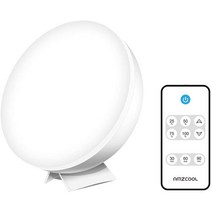 해피 내추럴 라이트 테라피 램프 인조 햇빛 풀 스펙트럼 LED 램프 UV 프리 10000 럭스 브라이트 라이트 박, 1개