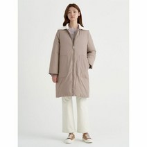 [빈폴레이디스] 베이지 니트 칼라 롱 다운 점퍼 (BF2X38U02A)