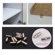 [풀리줄리] 책장 선반 칸막이 붙박이장 주방 가구 진열장 지지 받침 고정 부속 다보 12p, 01 / 옵션_5x16mm