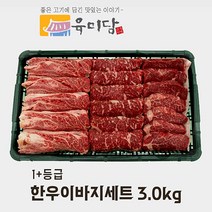 [육미담] 1+등급 한우이바지세트 3kg
