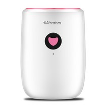 원룸제습기 제습기공기청청기800ml 가정용 전기 공기 제습기 25W 미니 휴대용 청소 장치 건조기 수분 흡수, 01 Pink_03 영국 플러그