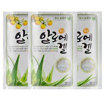 생 알로에겔 60봉 (웰빙알로에가 고흥 유자를 만나 부드러운 맛)