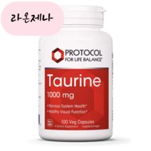프로토콜 타우린 1000mg 100베지캡슐 Taurine, 1개, 100개