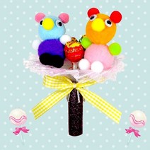 DIY 만들기 사탕 곰인형 부케 종이접기 놀이 유치원 어린이집 초등학교 주제별 수업 미술 재료, 상세페이지 참조, 상세페이지 참조, 상세페이지 참조