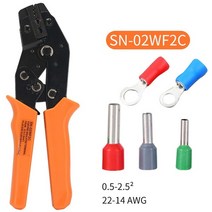전동 충전 터미널 슬리브 유압 SR 압착기 터미널 래칫 와이어 압착 펜치 교환 다이 SN4 0.5 1.5mm2 22 16WG, 04 SN02WF2