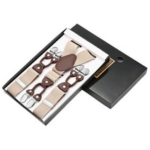 멜빵끈 어깨 멜빵 남자서스펜더 탄성 남성 6클립 정장