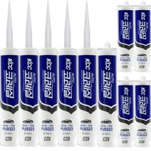 KCC 코레실 PU9323 자동차 보수 및 건축 내외장재 실링용 도장가능 우레탄 실리콘 300ML - 10개입, PU9323 백색 10개입