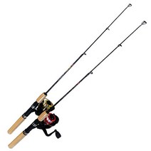 아리아스토어 미니 낚시대 세트 휴대용 낚시대 구멍치기 얼음 낚시, 스피닝릴골드+미니낚시대