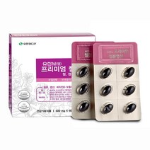유한메디카 프리미엄 철분 엽산 120캡슐 보충제 영양제, 2통
