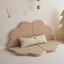 북유럽 대형 침대 벽가드 매트 범퍼쿠션, 21 초콜릿크기80x80x4개