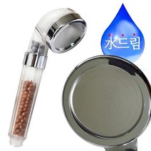 화장실 욕실용품 게르마늄 수드림 수압상승 파워샤워기헤드 중, 수드림 수압상승 게르마늄 파워샤워기헤드 중