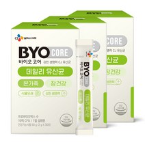CJ웰케어 바이오코어 데일리 유산균 프로바이오틱스 30포, 3개