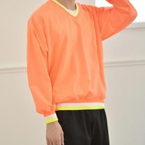 dbbz남여공용 형광 바람막이 브이넥 티셔츠 4color 3XL까지 빅사이즈