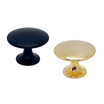 삿갓손잡이-소 골드블랙 가구 서랍 심플 1구 손잡이, 블랙