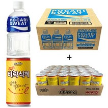 포카리스웨트 340ml(20pet) + 밥알없는 비락식혜 175ml(30캔), 50개