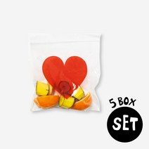 [플라잉타이거][세트4] 사랑을 담아 지퍼백 5묶음 SET