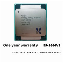 Xeon E5 2666 V3 프로세서 SR1Y7 2.9Ghz 10 코어 135W 소켓 LGA 2011-3 CPU Atermiter X99 DDR4 Motherboar, 한개옵션0