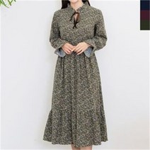 [오노마] ONM 8801여자플라워밑단프릴원피스 데일리 웨어 데이트룩