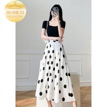 슈피코 처음처럼 한소희 원피스 하와이 쉬폰 롱 빅카라 백진희 퍼프 동남아 플라워