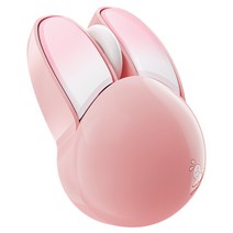 hoco. M6 USB 무선 마우스 HOCO 귀여운 토끼 마우스 24.G 무소음 무선마우스, Cherry blossom