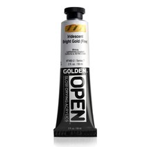 골덴 OPEN 아크릴물감 60ml S7 Irides Bright Gold (Fine)
