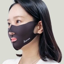 네이팡 춘추용 극세사(Soft) 훼이스가드 오픈형, 그레이, M