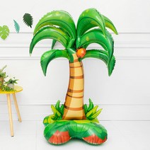 [원팩] 플라워은박풍선 에어벌룬 야자수, 단품
