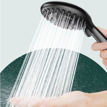 수압조절 샤워기세트 샤워헤드 교체 블랙무광, 3종세트