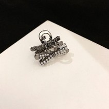 헤어핀 헤이집개 헤어악세사리 헤어엑세사리 헤어장식용품 레트로 구식 bowknot 진주 머리핀 여성 이마 앞머리 작은 캐치 클립 백 헤드 하프 타이 헤어