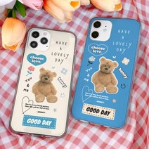 페이즈드림 굿데이러브테디2 소프트젤리케이스 옵티머스G6:라이트블루, 옵티머스G6/라이트블루
