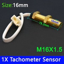 타코메타 타코미터 물오일 온도//오일 압력 게이지/방향타 각도 측정기 오일/수온 센서 프레스 용, 07 M16 RPM Sensor